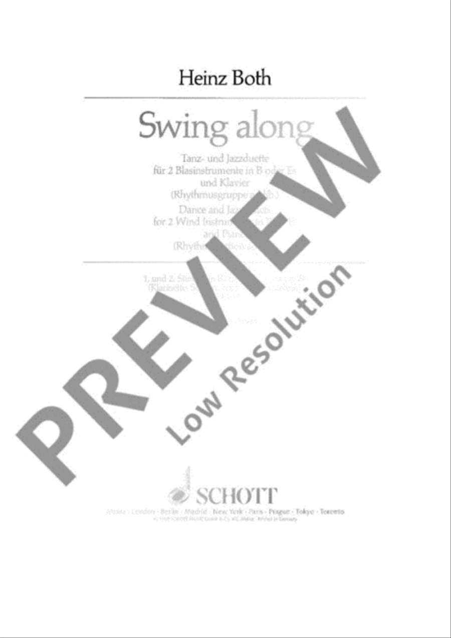 Swing along Swing along Clarinet scores gallery preview page 2