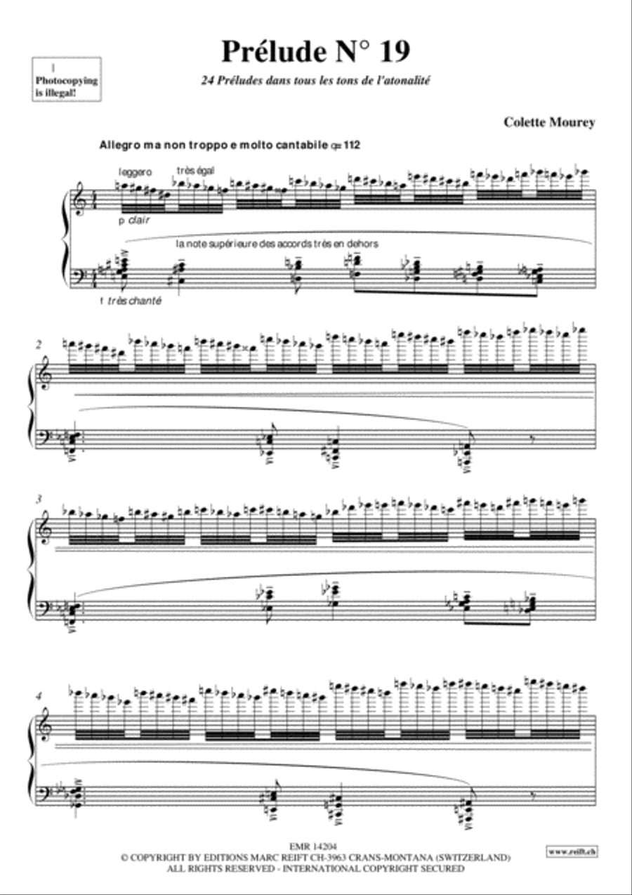 Prelude No. 19 Prelude No. 19 Piano Solo scores gallery preview page 3