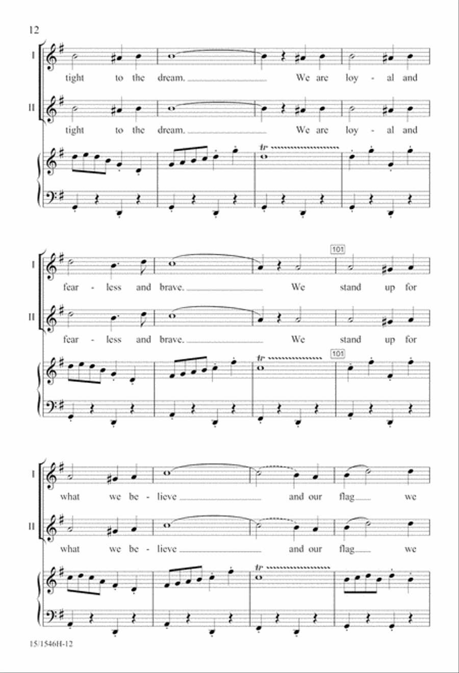 Stars and Stripes 2-Part scores gallery preview page 13