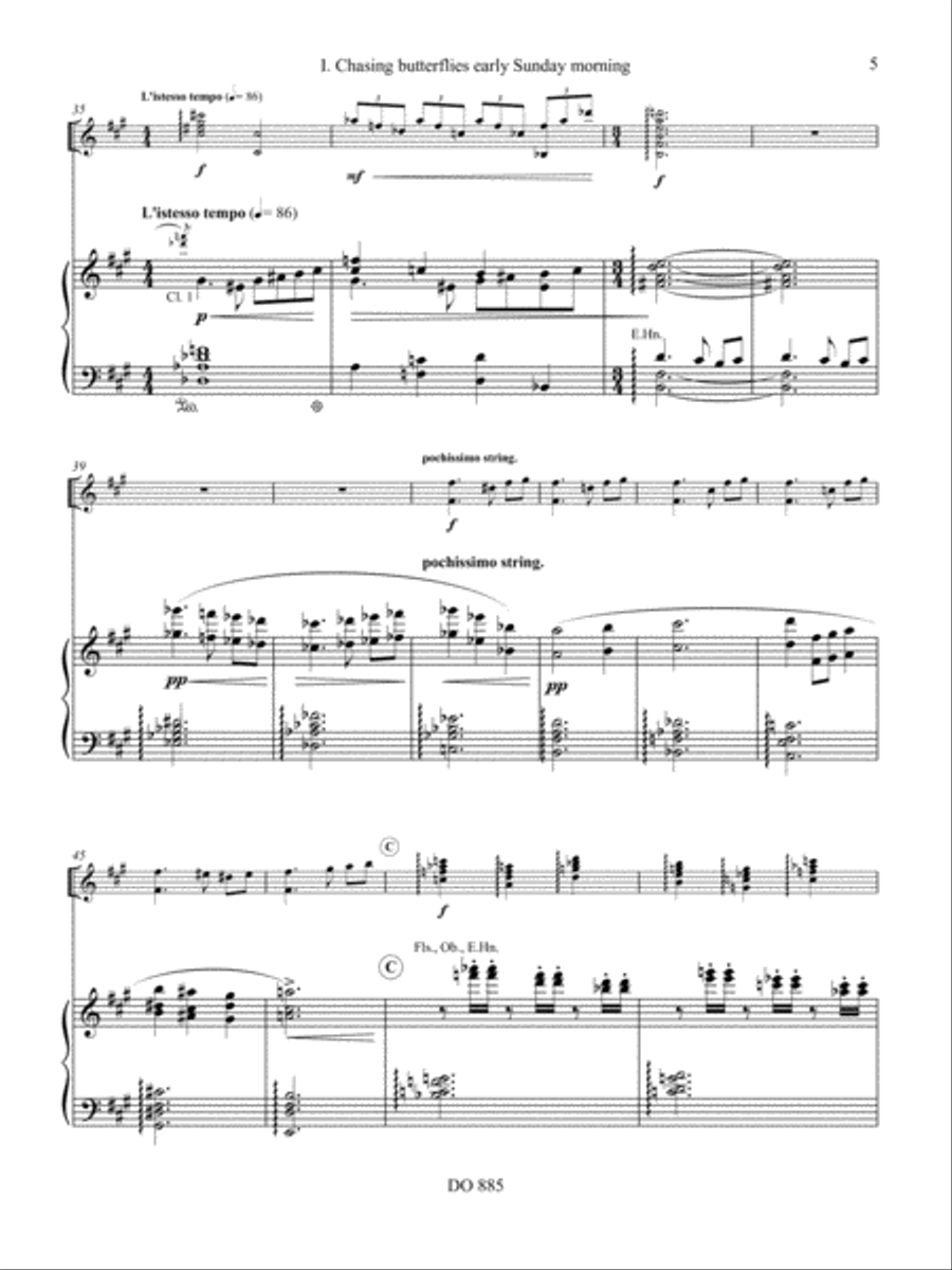 Gabi (réduction de piano) Orchestra scores gallery preview page 5