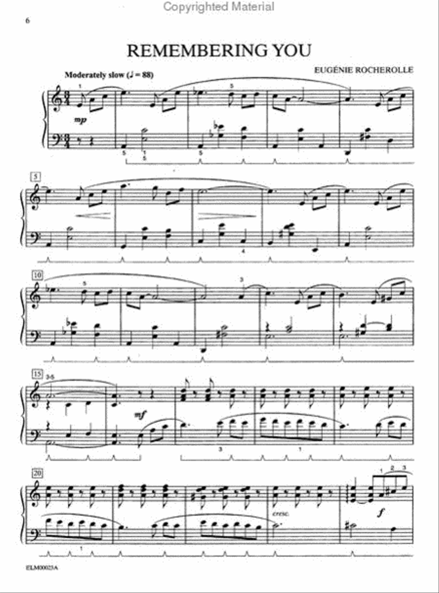 Touch of Blue Touch of Blue Piano Solo scores gallery preview page 2
