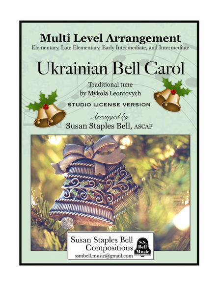 Ukrainian Bell Carol, Piano Ensemble image number null