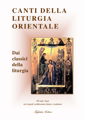 Book cover for SONGS OF THE EASTERN LITURGY - for SATB Choir