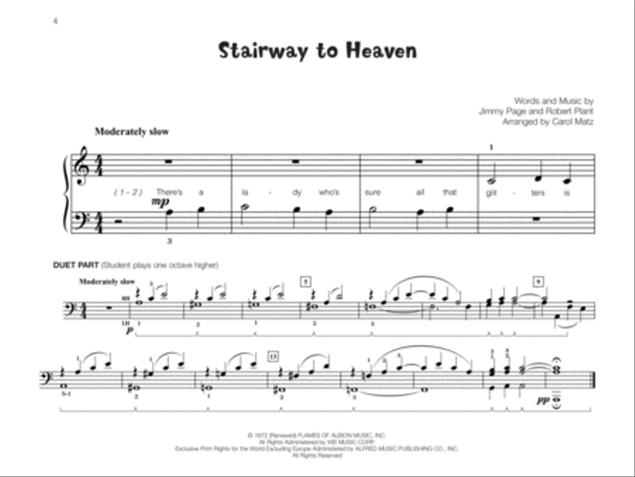 Famous & Fun Rock, Book 1 Piano Method scores gallery preview page 2