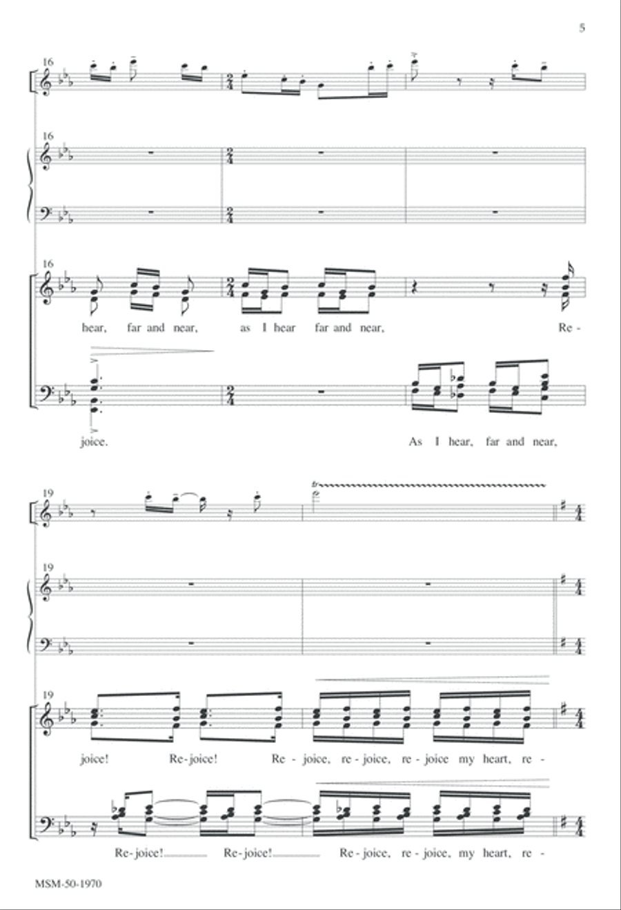 All My Heart Again Rejoices Divisi scores gallery preview page 5