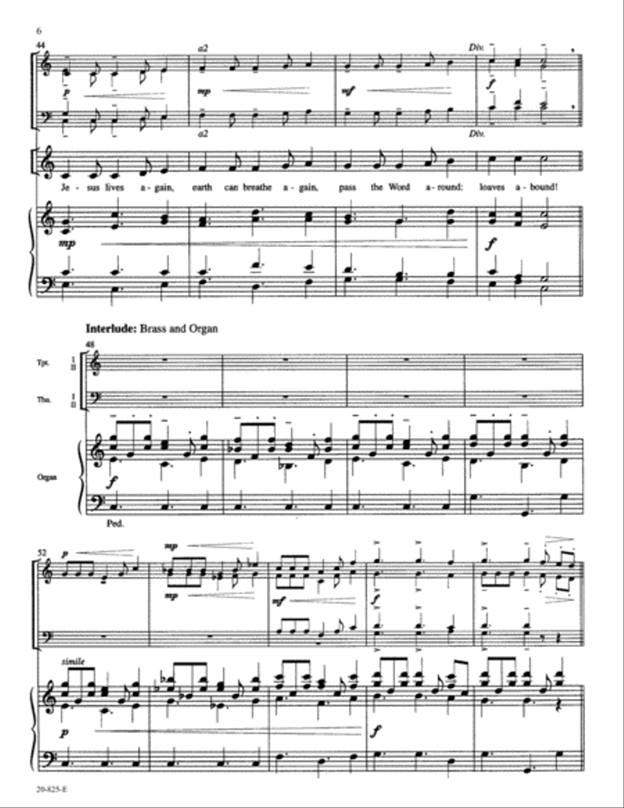 Let Us Talents and Tongues Employ Organ scores gallery preview page 6