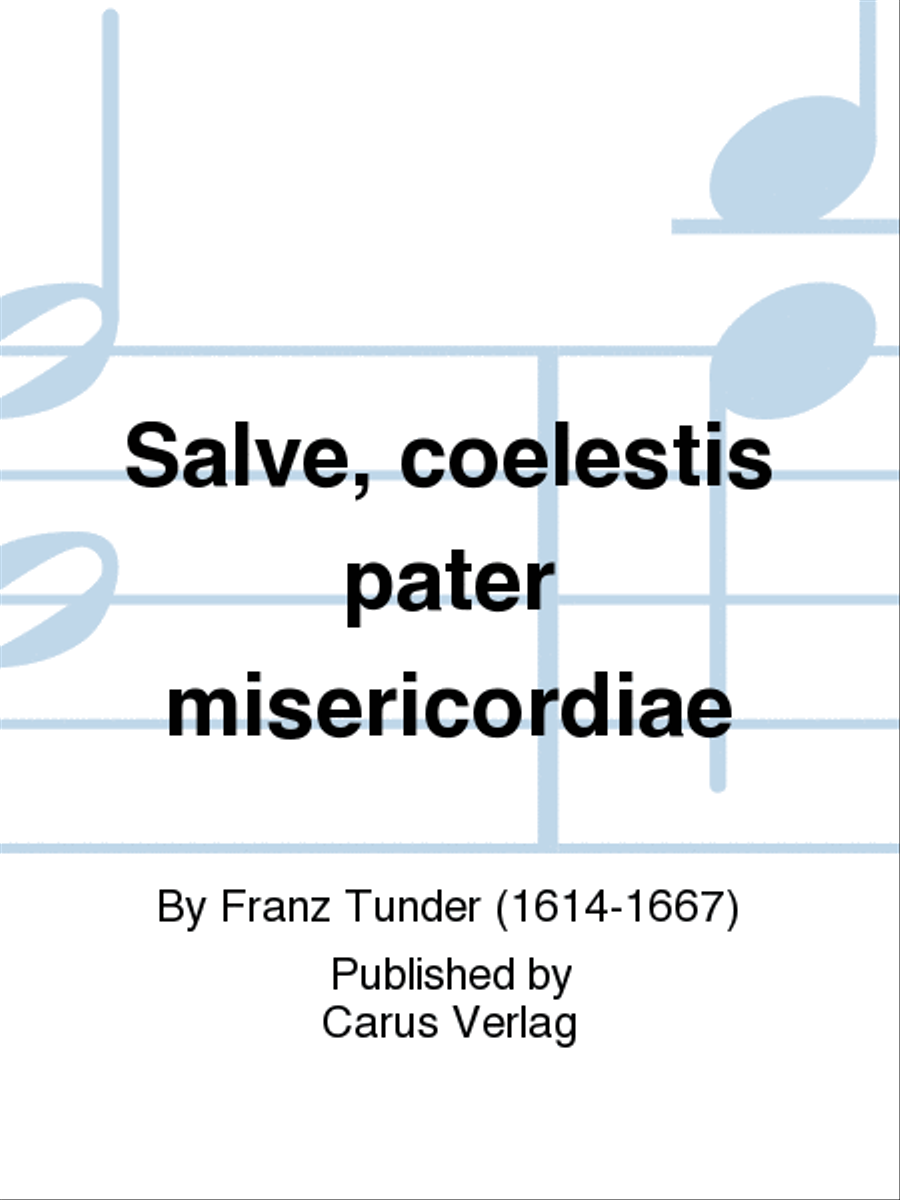 Salve, coelestis pater misericordiae Violin scores gallery preview page 1