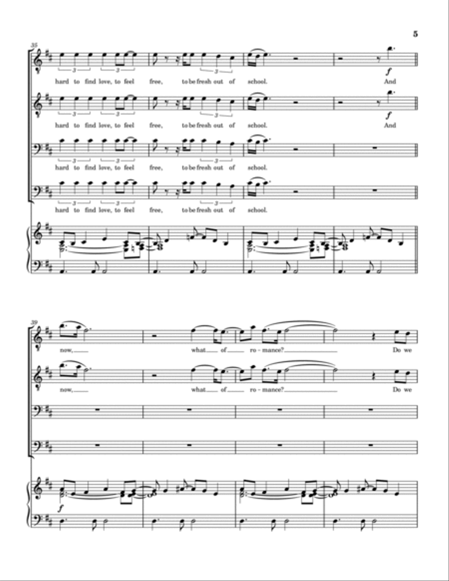 We Two We Two TTBB scores gallery preview page 6