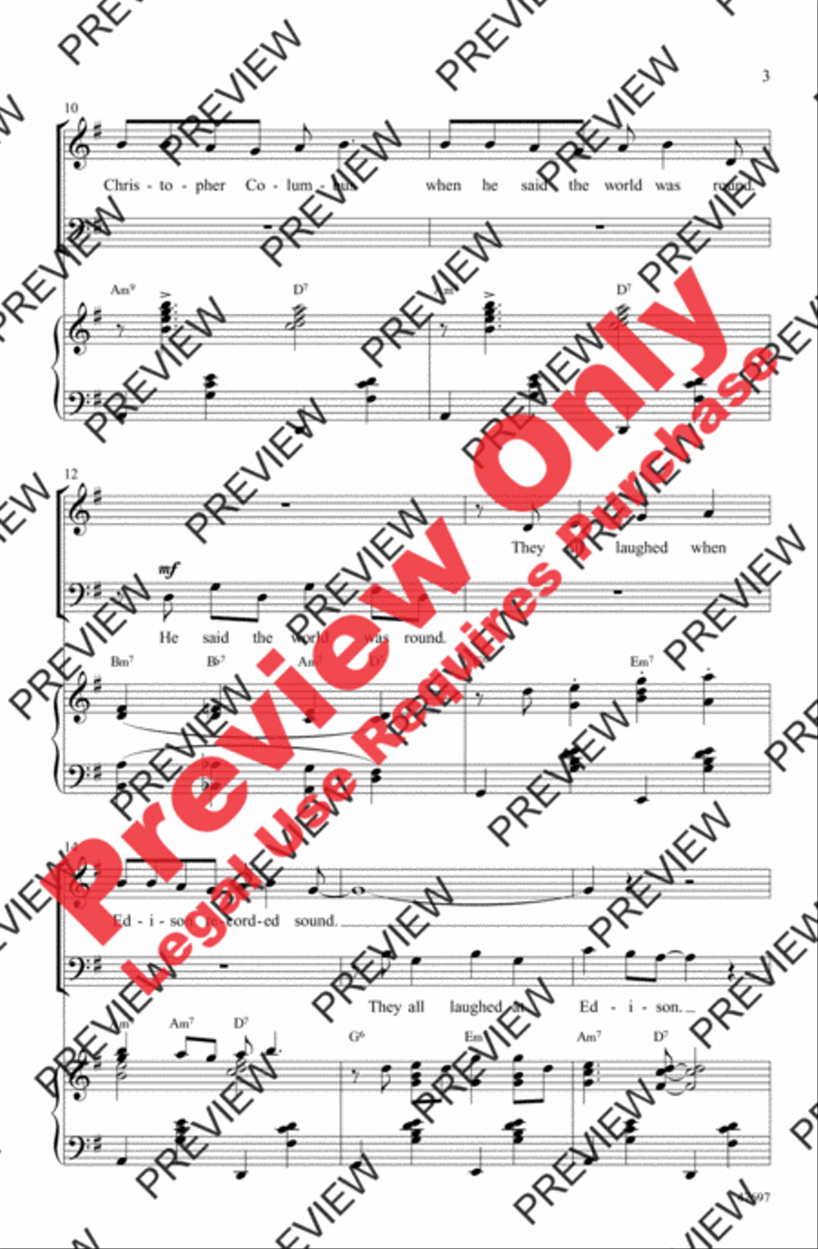They All Laughed 3-Part scores gallery preview page 3