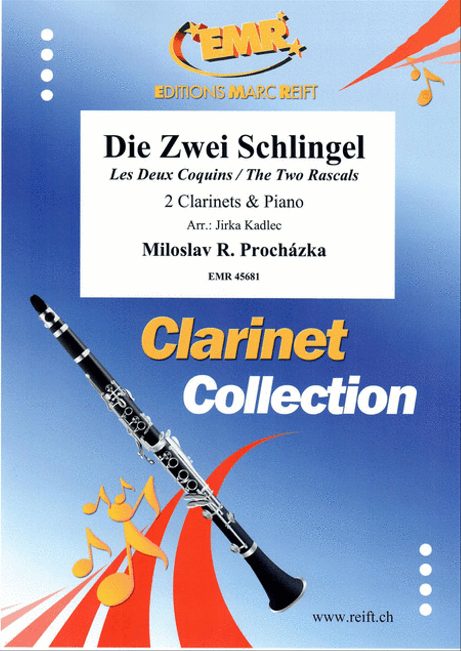 Die Zwei Schlingel Clarinet Duet scores gallery preview page 1