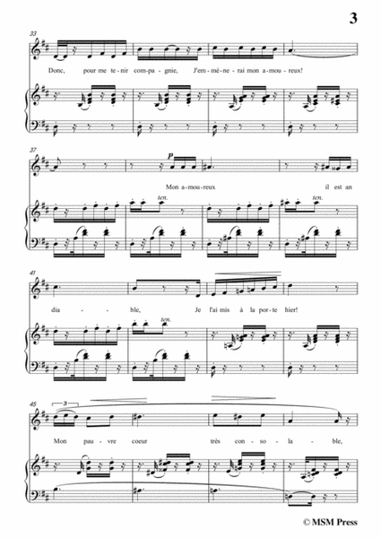 Bizet-Pres des remparts de séville(Seguidilla),from 'Carmen',in b minor,for Voice and Piano image number null