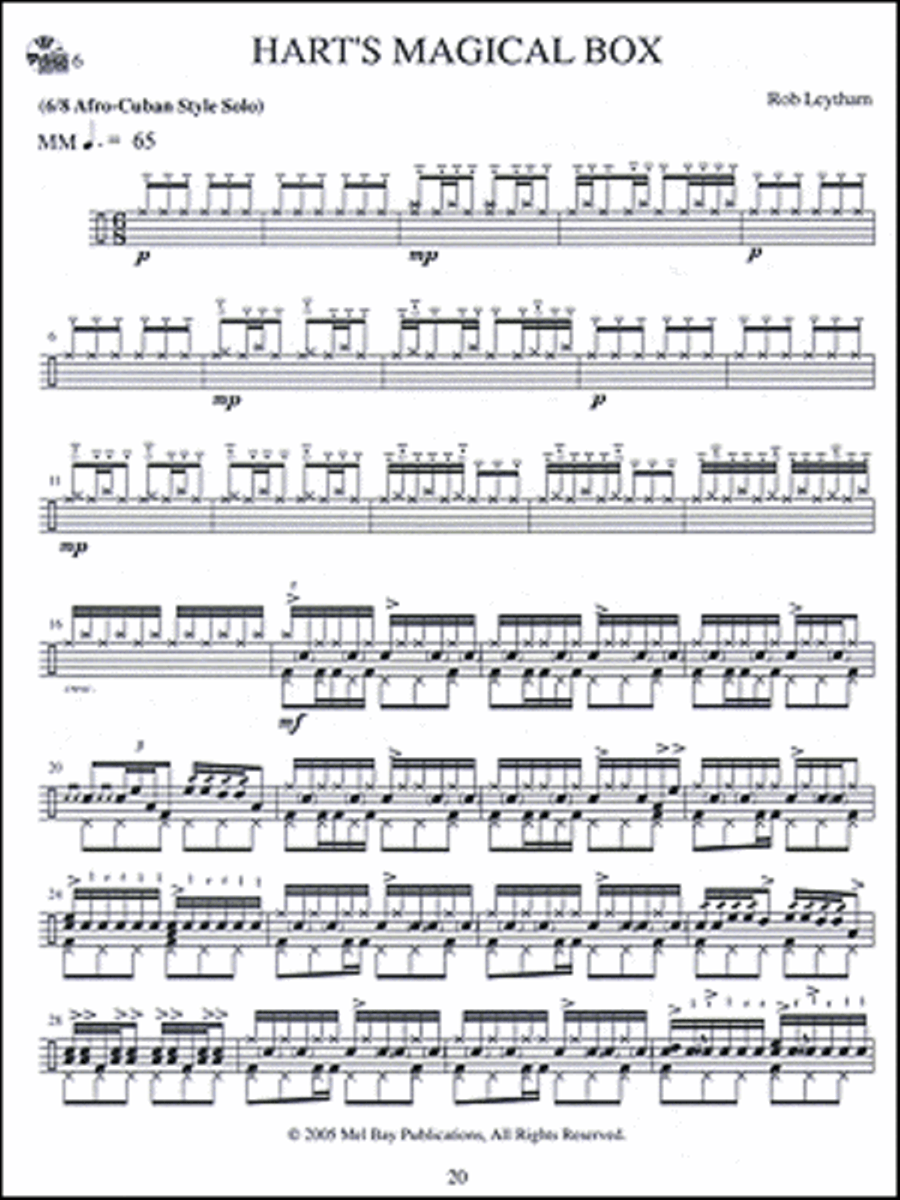 Musical Drumset Solos for Recitals, Contests and Fun Drum Set scores gallery preview page 2