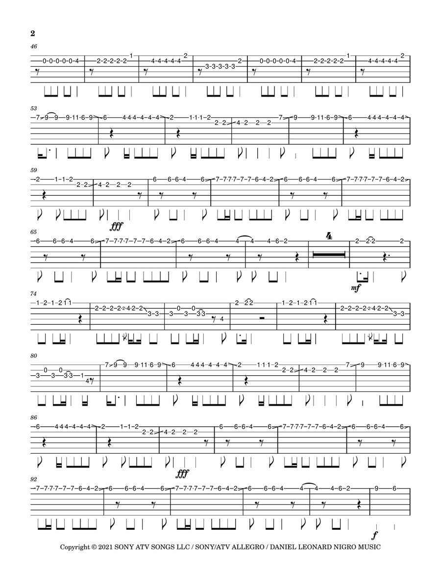 Pink Pony Club Acoustic Guitar scores gallery preview page 2