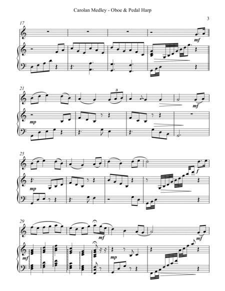 Carolan Medley, Duet for Oboe & Pedal Harp image number null