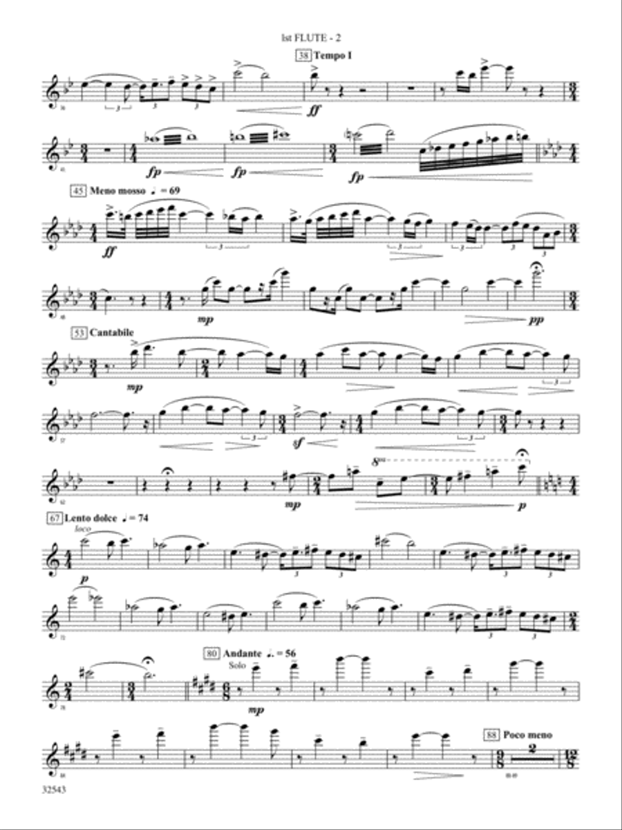 Sea Hawk: Flute Sea Hawk: Flute Concert Band scores gallery preview page 2