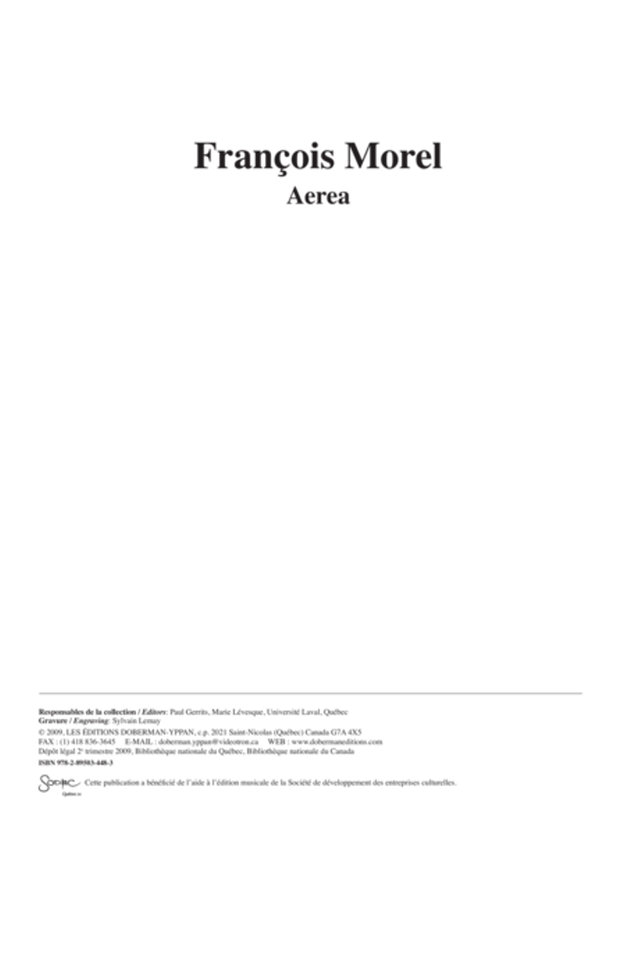 Aerea Score scores gallery preview page 1