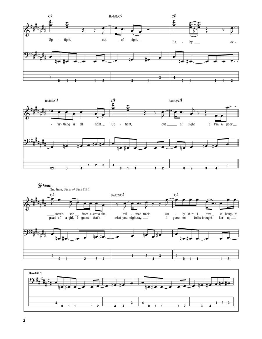 Uptight (Everything's Alright) Acoustic Guitar scores gallery preview page 2