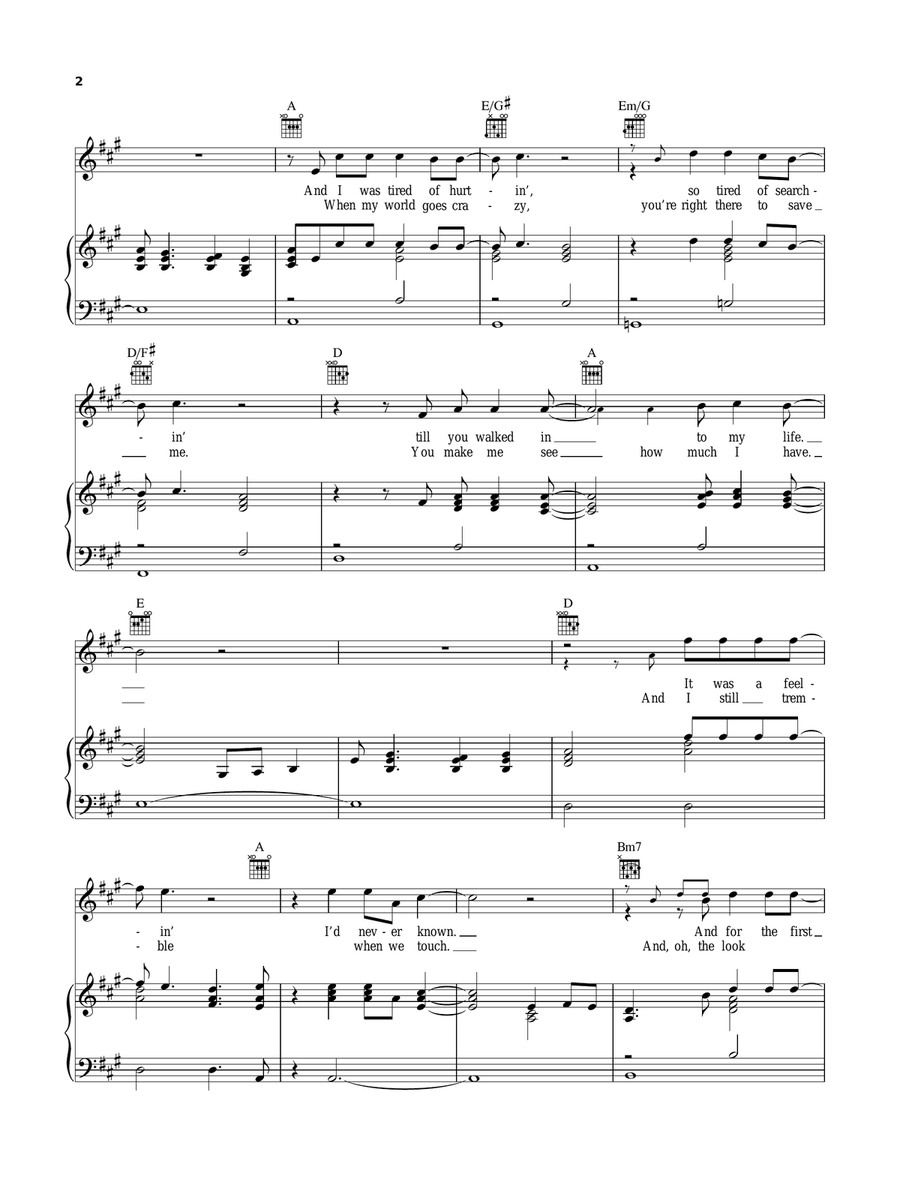 My Best Friend Piano, Vocal, Guitar scores gallery preview page 2