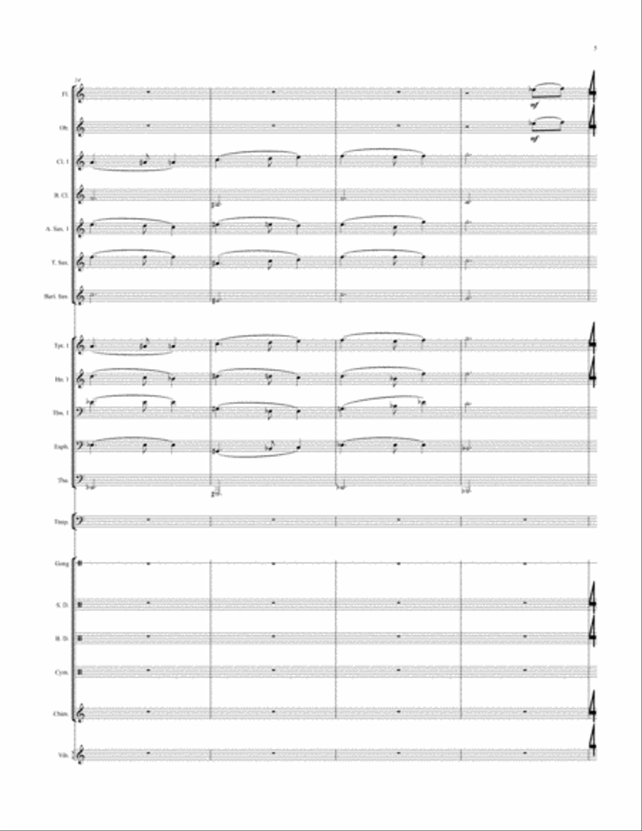 Heroes Heroes Concert Band scores gallery preview page 5