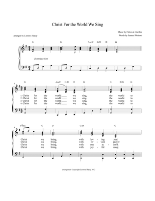 Christ for the World We Sing