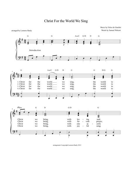 Christ for the World We Sing image number null