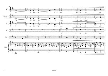 AVE MARIA (SATB, Cello and Piano) image number null