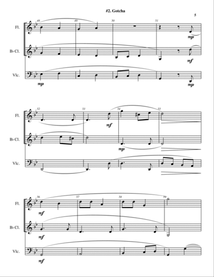 A Chidren's Suite Small Ensemble scores gallery preview page 5