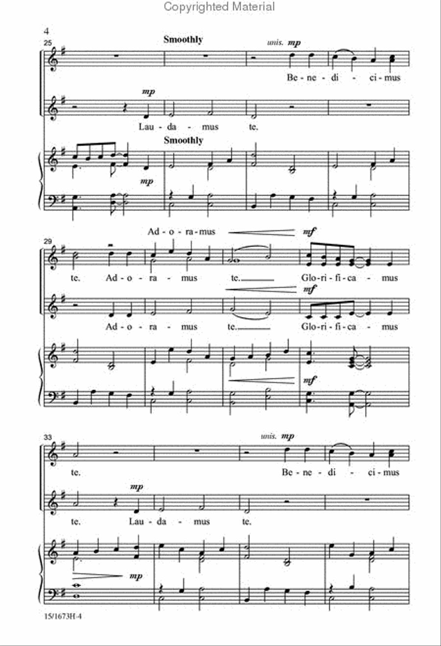 Gloria Deo SSA scores gallery preview page 5