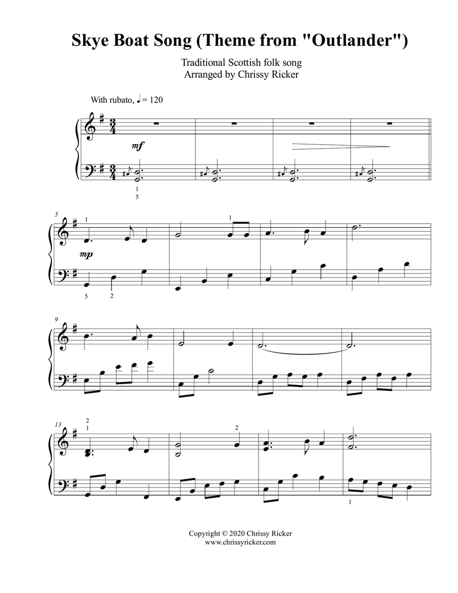 Skye Boat Song (Theme from 