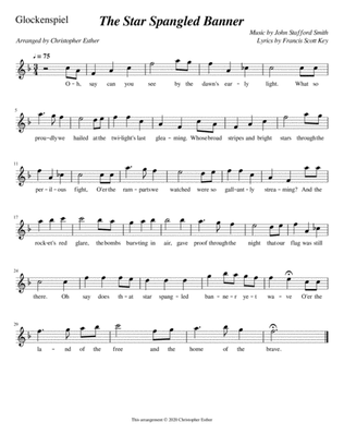 The Star Spangled Banner (Glockenspiel)