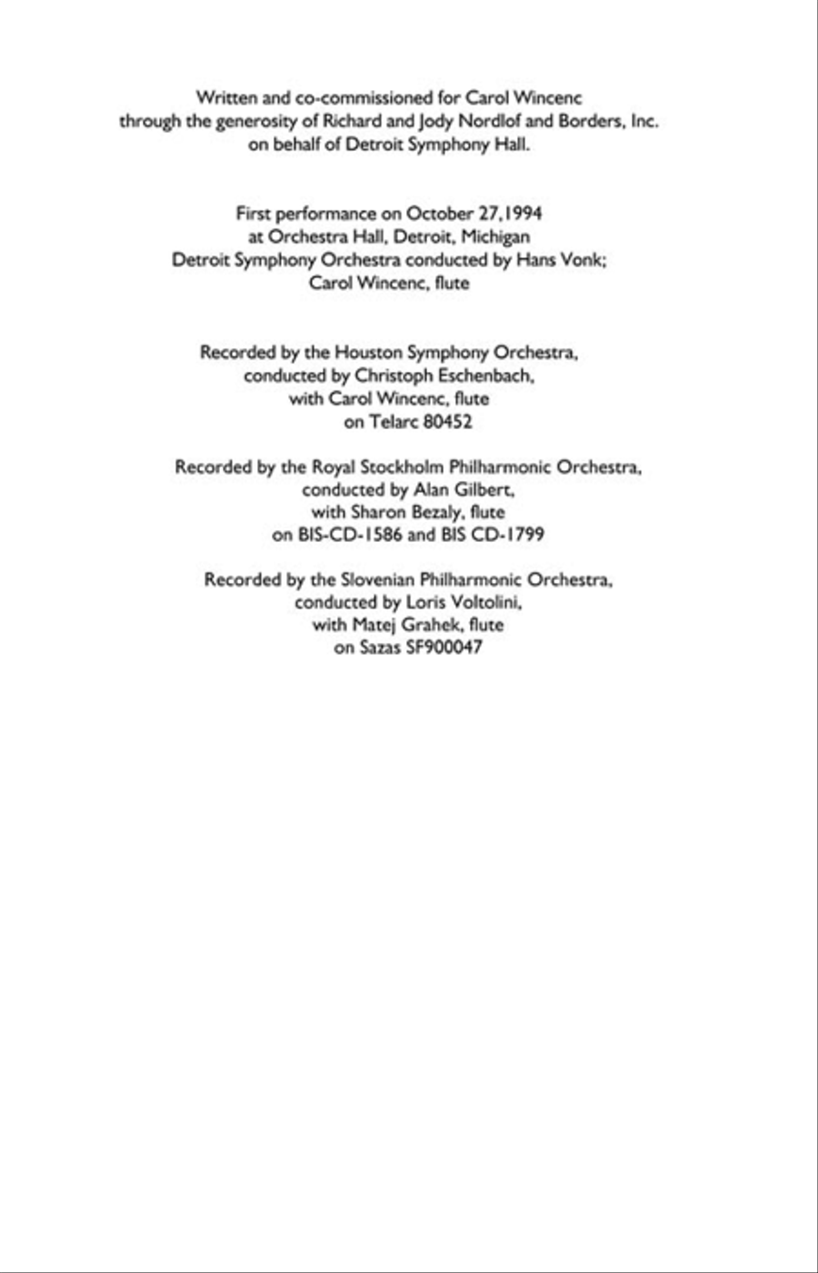 Flute Concerto Flute Concerto Orchestra scores gallery preview page 3