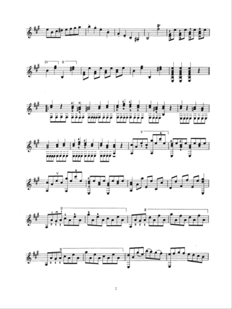 Sonata Acoustic Guitar scores gallery preview page 2
