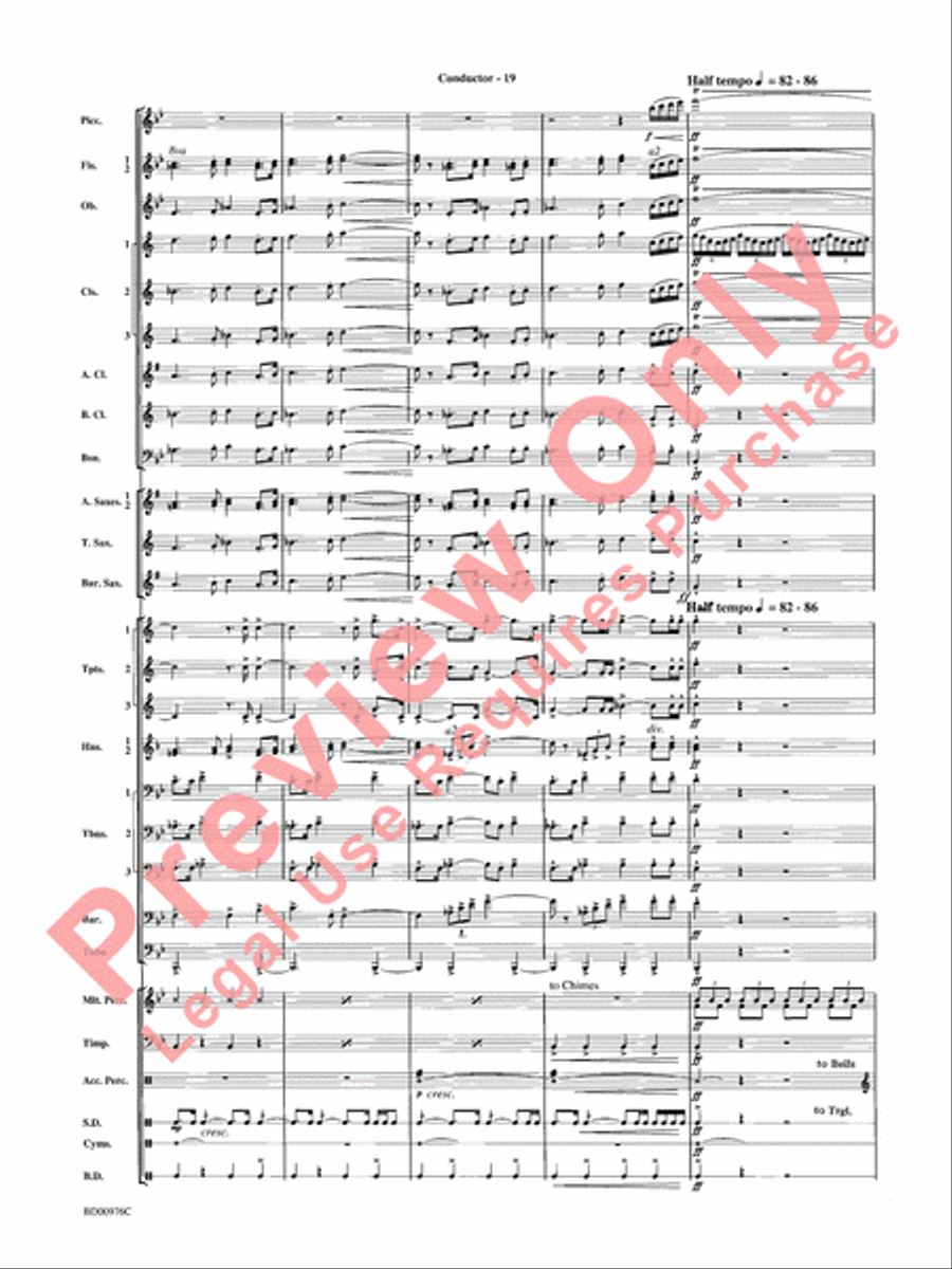 Covenant Concert Band scores gallery preview page 21