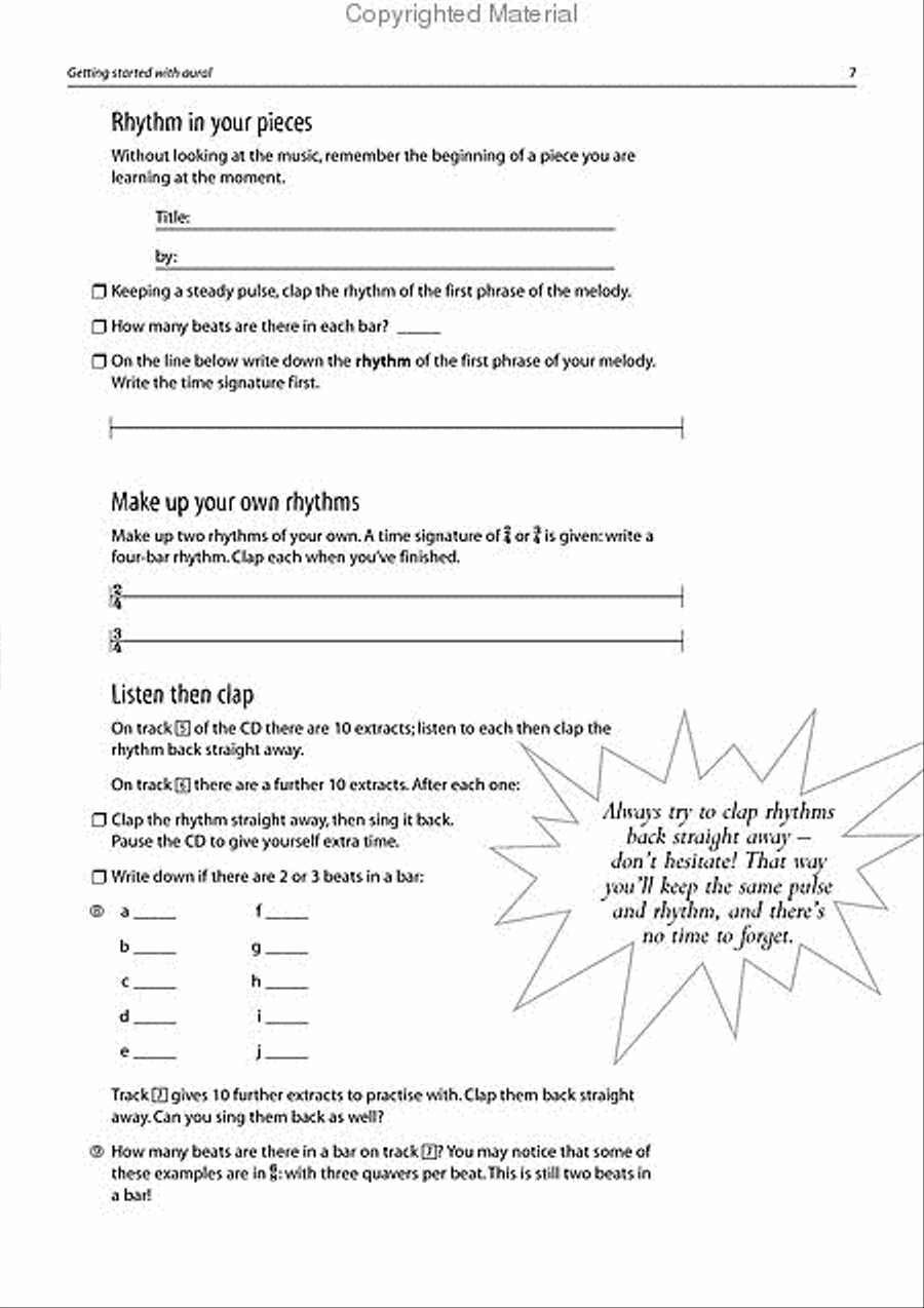 Getting Started with Aural CD scores gallery preview page 3