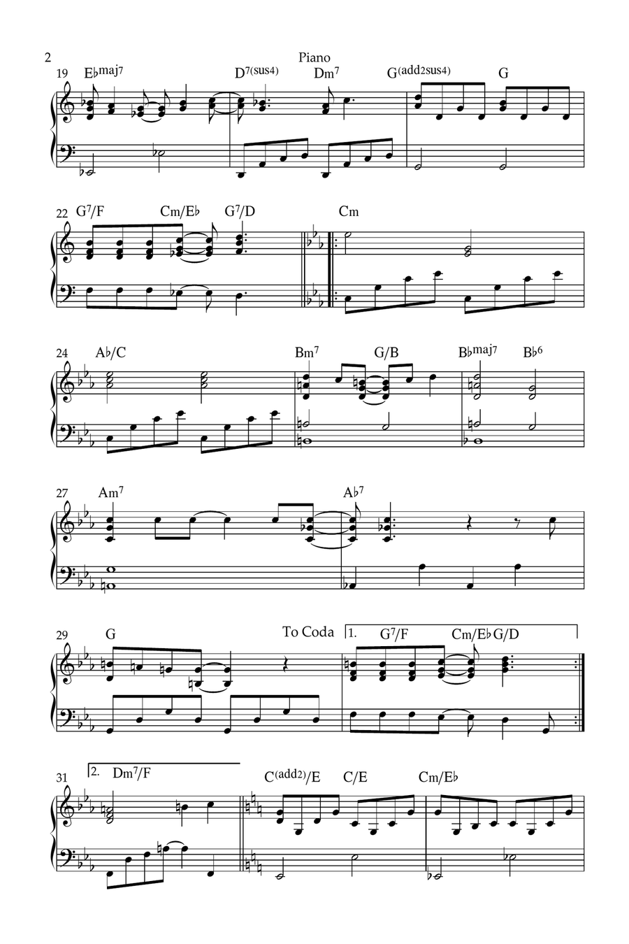 Could It Be Magic Piano Solo scores gallery preview page 2