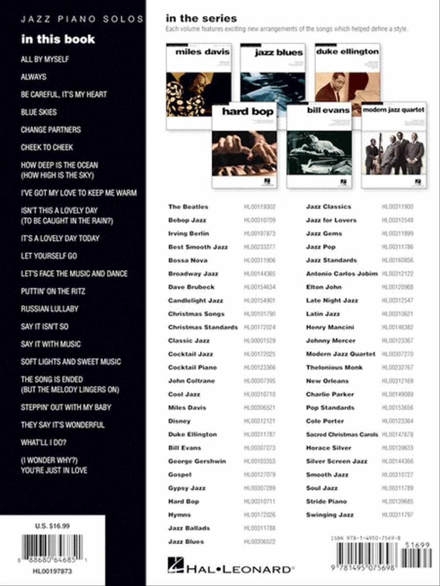 Blue Skies & Other Irving Berlin Songs Piano Solo scores gallery preview page 7