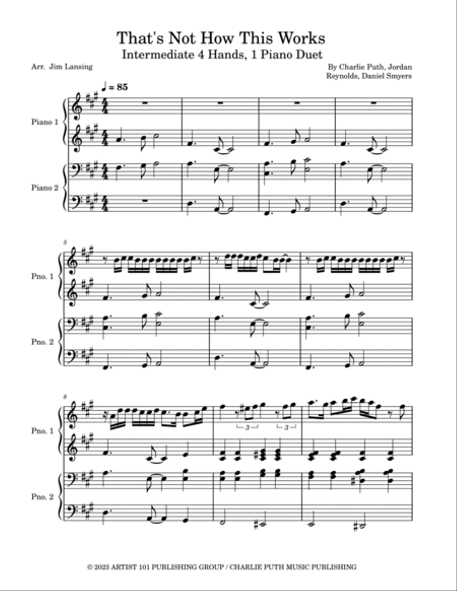 That's Not How This Works Feat. Dan + Shay Piano Method scores gallery preview page 2