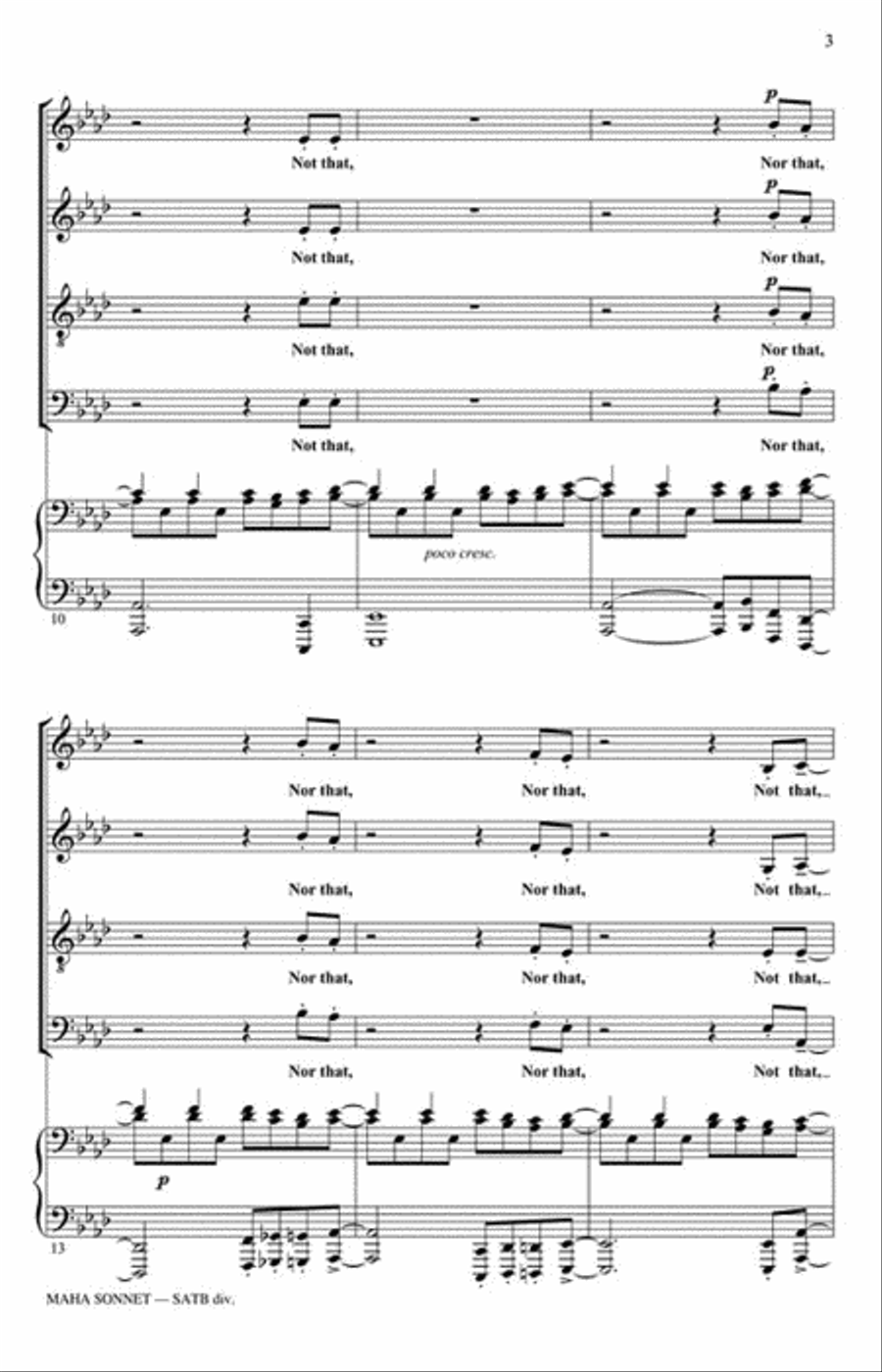 Maha Sonnet Maha Sonnet Divisi scores gallery preview page 3