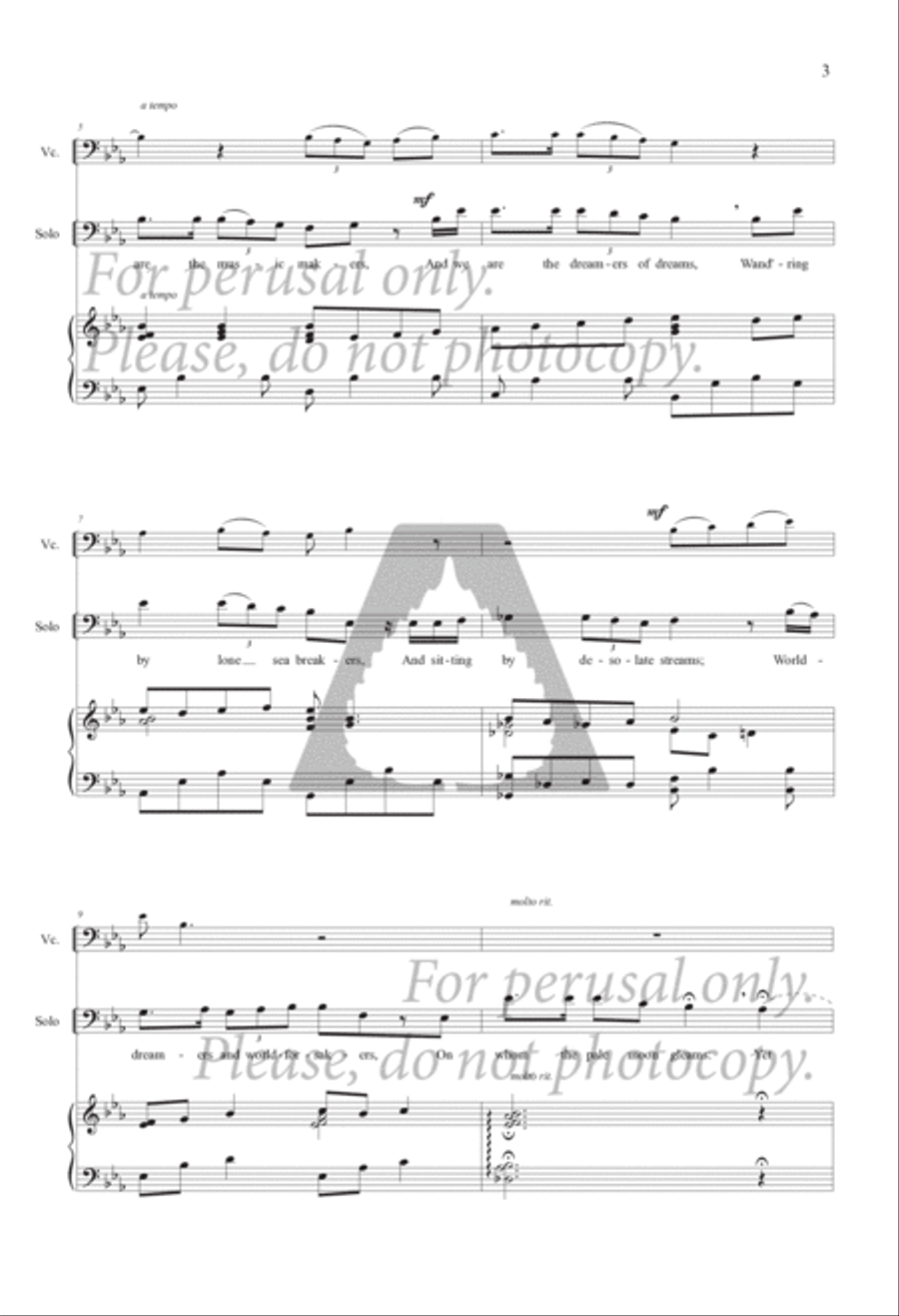 Music Makers, Dreamers of Dreams TTBB scores gallery preview page 3