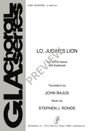 Lo, Judah's Lion