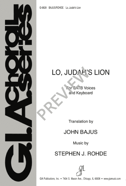 Lo, Judah's Lion image number null