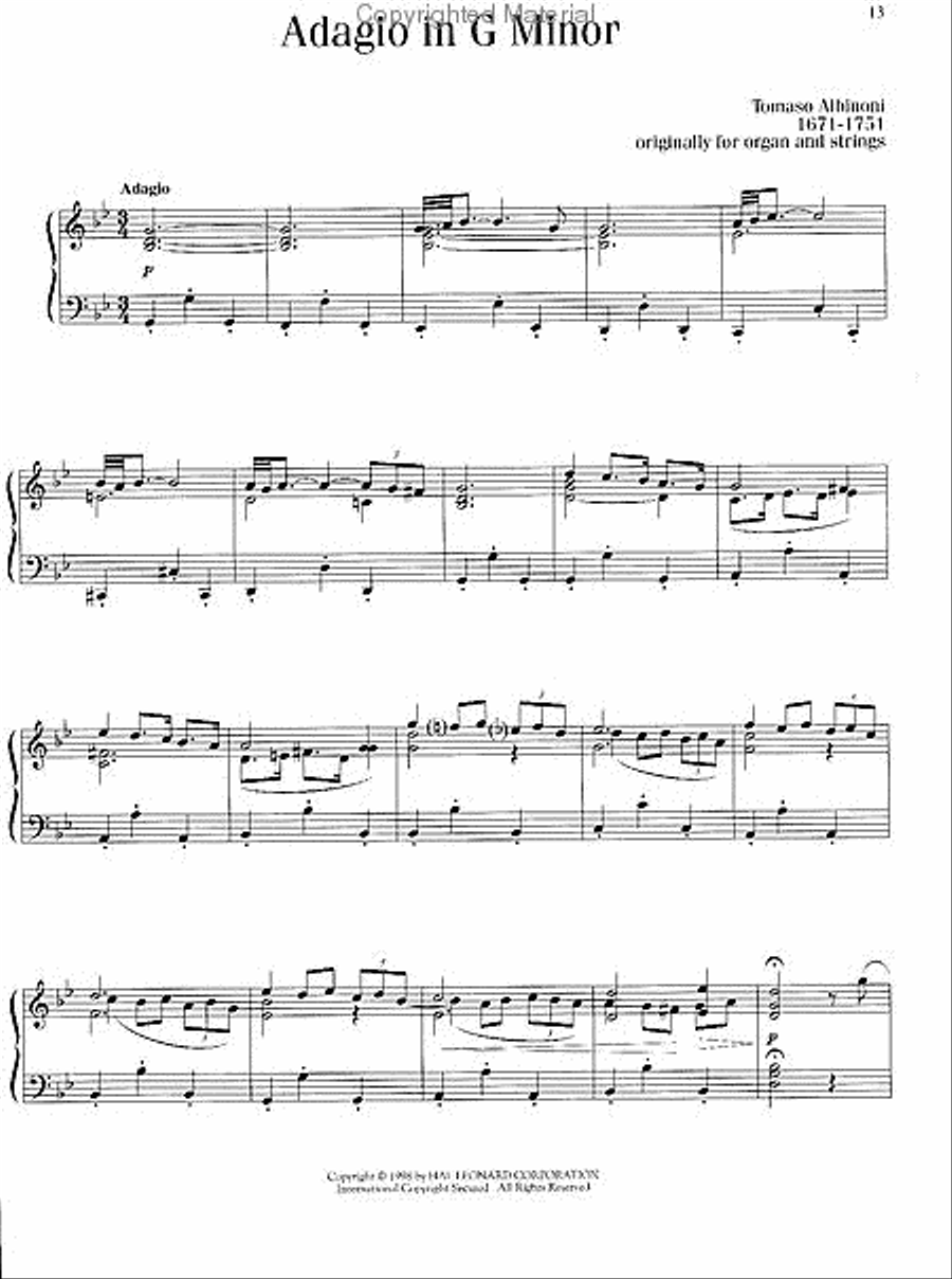 Great Classical Themes Piano Solo scores gallery preview page 2