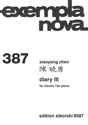 Diary III for Piano