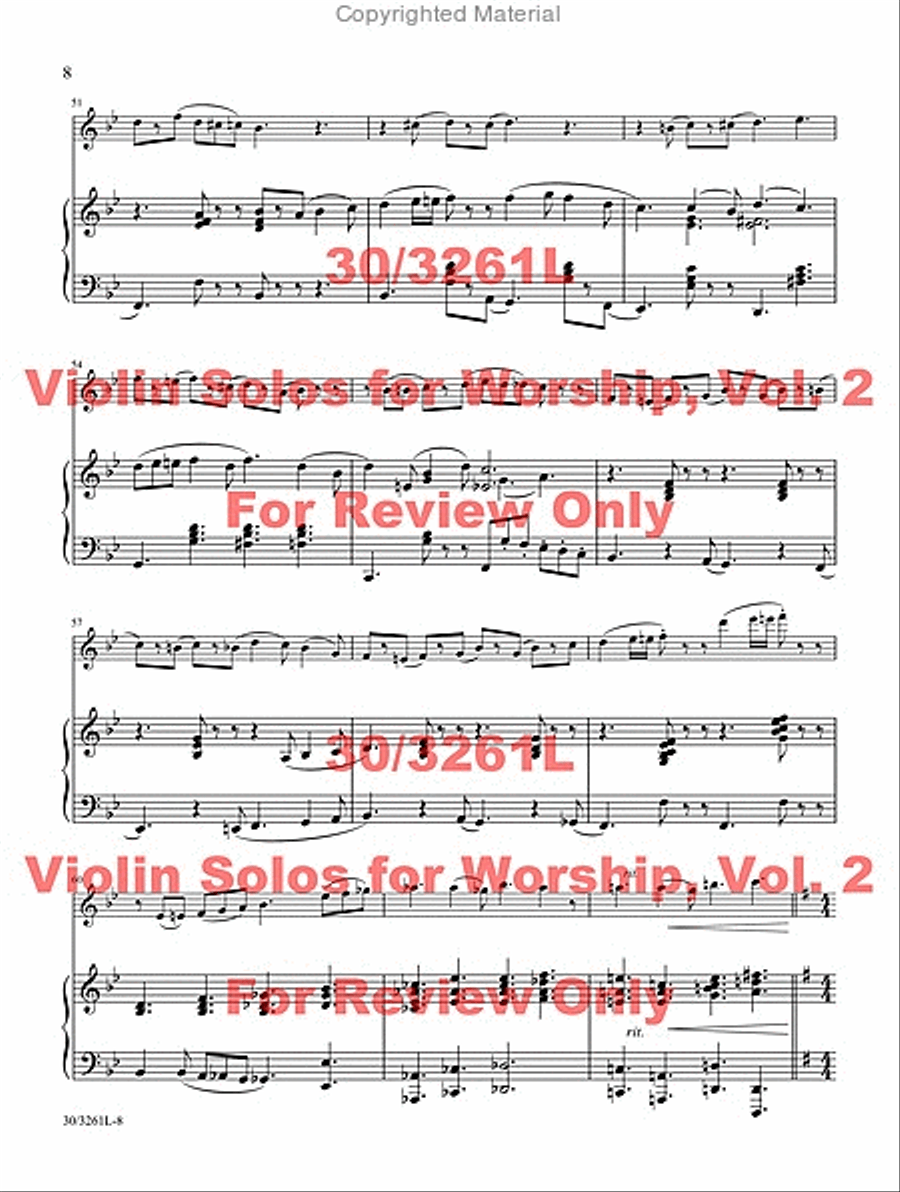 Violin Solos for Worship, Vol. 2 image number null