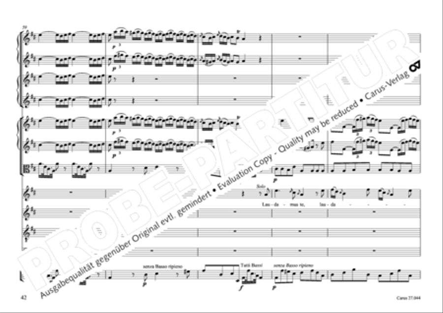 Messa per il Santissimo Natale 4-Part scores gallery preview page 33
