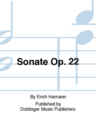 Sonate op. 22
