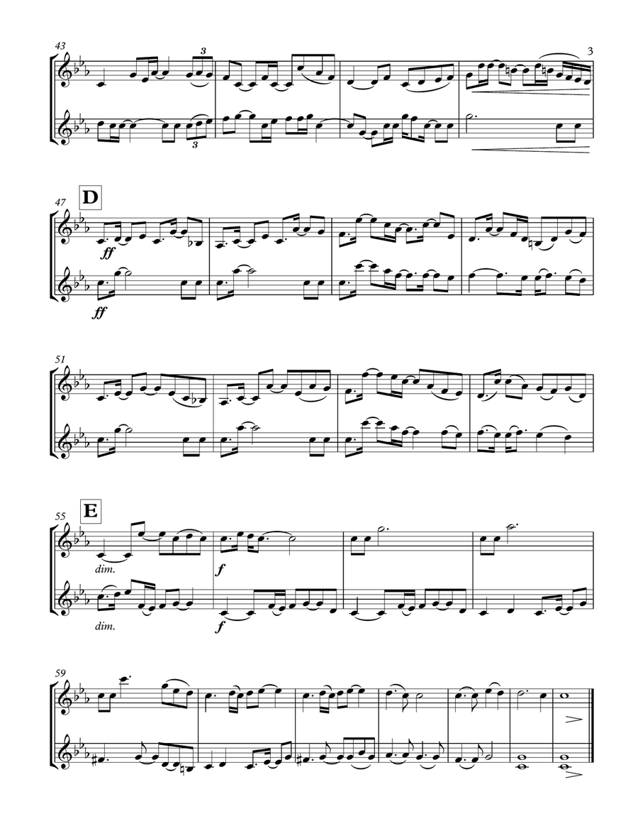 Skyfall String Duet scores gallery preview page 3
