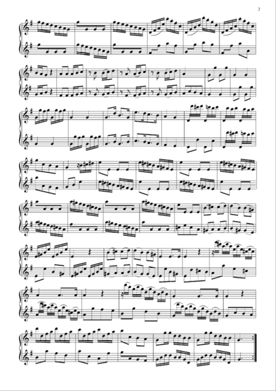 More Gems from the Phoenix Collection: Rare 18th Century Flute Duets Flute Duet scores gallery preview page 5