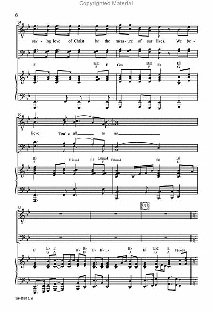 All to Us All to Us TTBB scores gallery preview page 6
