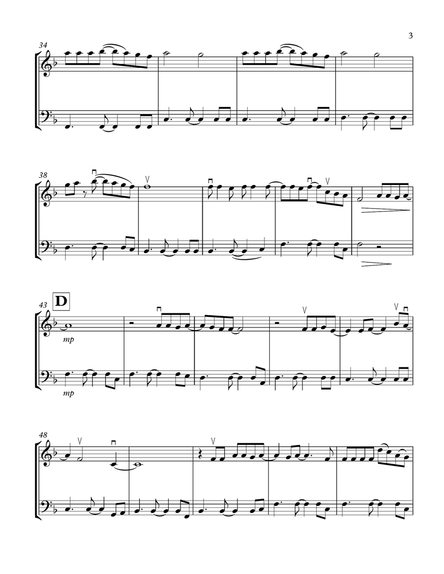 Photograph String Duet scores gallery preview page 3